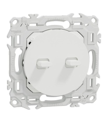 Odace 2025 Commande double à levier blanc