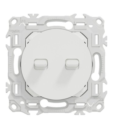 Odace 2025 Commande double à levier blanc