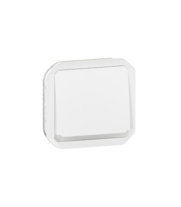 Poussoir NO lumineux Plexo composable blanc / Legrand