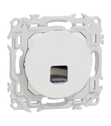 Odace 2025 Prise RJ45 Cat6 UTP blanche