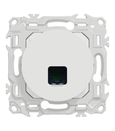 Odace 2025 Prise RJ45 Cat6 UTP blanche