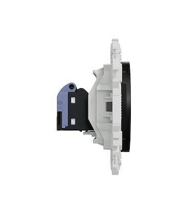 Prise RJ45 Cat6 UTP Odace 2025 noire