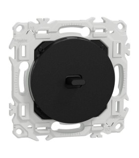 Odace 2025 Va-et-vient ou poussoir à levier noir