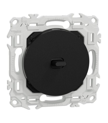 Odace 2025 Va-et-vient ou poussoir à levier noir