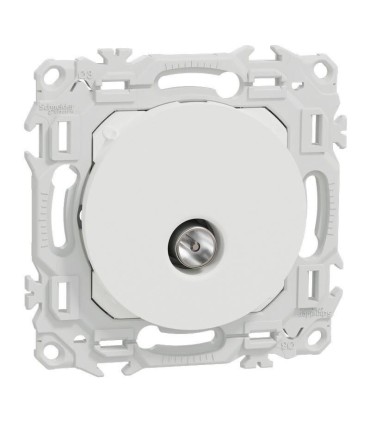 Prise TV blanche Odace 2025