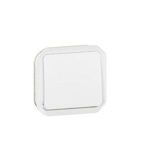 Poussoir NO Plexo composable blanc / Legrand