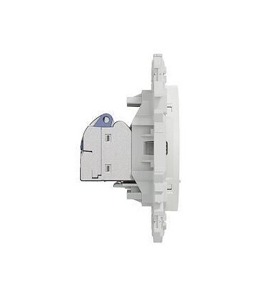 Double RJ45 Cat6 STP Odace 2025 blanche