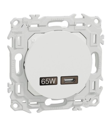 Chargeur USB C 65W  Odace 2025 blanc