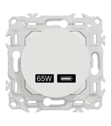 Chargeur USB C 65W  Odace 2025 blanc