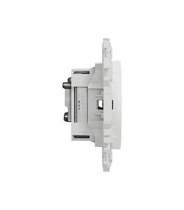 Prise double TV/FM Odace 2025 Male et Femelle blanche