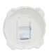 Enjoliveur Odace 2025 prise RJ45 blanc