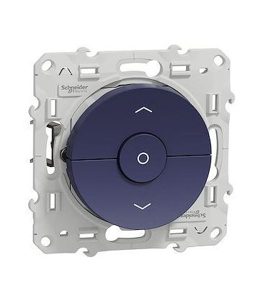 Interrupteur volets-roulants Odace, 3 boutons montée/descente/stop Cobalt