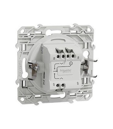 Interrupteur volets-roulants Odace, 3 boutons montée/descente/stop Cobalt