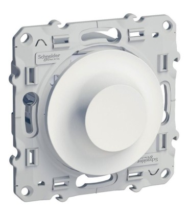 Variateur standard rotatif 270° avec positions on/off Blanc Odace 2011