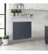 Radiateur Chaleur douce Equateur 4 horizontal gris ardoise 1250W