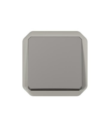 Poussoir NO Plexo composable gris / Legrand