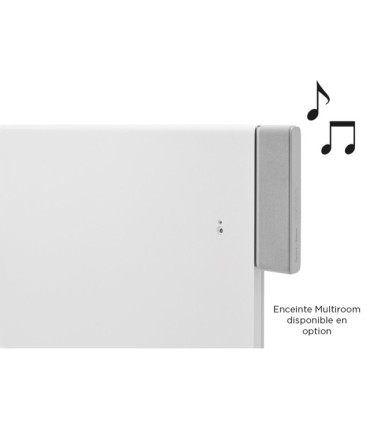 Radiateur Chaleur douce Equateur 4 plinthe blanc granit 1500W