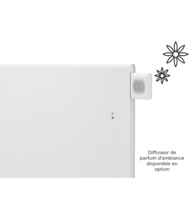 Radiateur Chaleur douce Equateur 4 plinthe blanc granit 750W