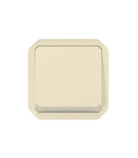 Poussoir NO-NF lumineux Plexo composable sable / Legrand