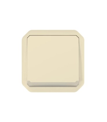 Poussoir NO-NF lumineux Plexo composable sable / Legrand