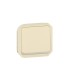 Poussoir NO-NF lumineux Plexo composable sable / Legrand