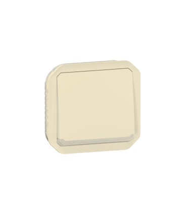 Poussoir NO-NF lumineux Plexo composable sable / Legrand