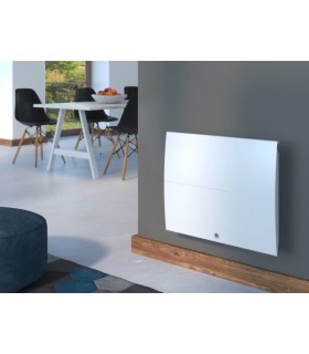Radiateur chaleur douce Ténérife horizontal blanc 1000W