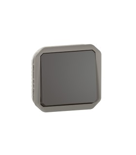 Interrupteur ou va-et-vient 10AX 250V Plexo composable anthracite
