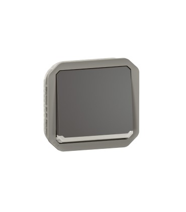 Interrupteur ou va-et-vient témoin 10AX 250V Plexo composable anthracite / Legrand