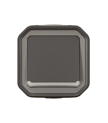 Interrupteur ou va-et-vient témoin 10AX 250V Plexo composable anthracite / Legrand