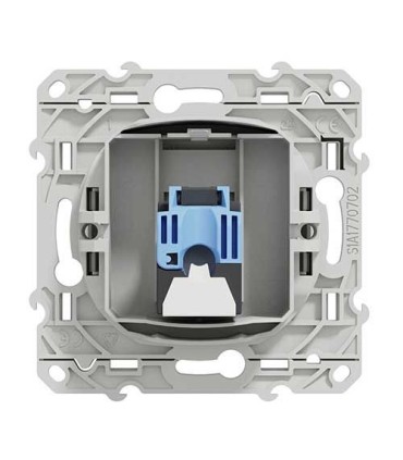 Prise RJ45 Multimedia Grade 3 Blanc Schneider Electric Odace