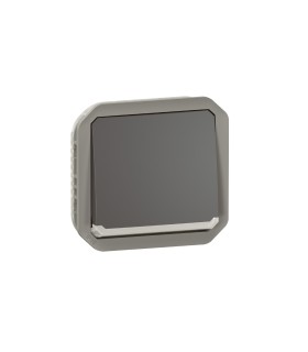 Interrupteur ou va-et-vient lumineux 10AX 250V Plexo composable anthracite / Legrand