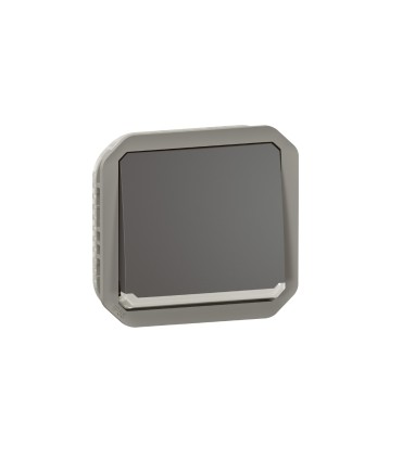 Interrupteur ou va-et-vient lumineux 10AX 250V Plexo composable anthracite / Legrand