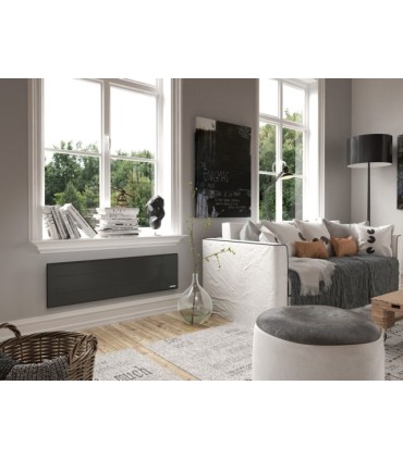 Radiateur Chaleur douce Ovation 3 plinthe gris ardoise 1000W