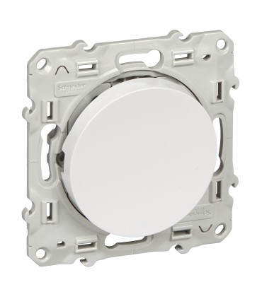 Poussoir Odace Schneider blanc