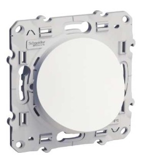 Sortie de câble Odace Schneider Electric blanc