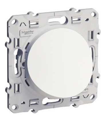 Sortie de câble Odace Schneider Electric blanc