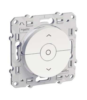Interrupteur volets roulants Odace Schneider Electric  Montée / descente / Stop Blanc