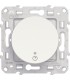 Interrupteur temporisé Odace Schneider Electric Blanc