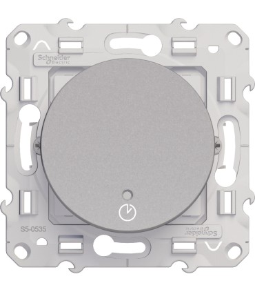 Interrupteur temporisé Odace Schneider Electric Alu