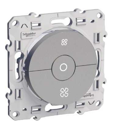 Commande VMC Odace Schneider Electric avec position arrêt Alu