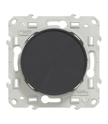 Obturateur Odace Schneider Electric Anthracite