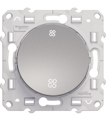 Commande VMC Odace Schneider Electric sans position arrêt Alu