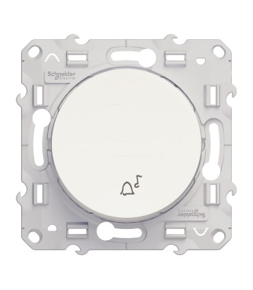 Poussoir symbole Carillon Odace Schneider Electric Blanc