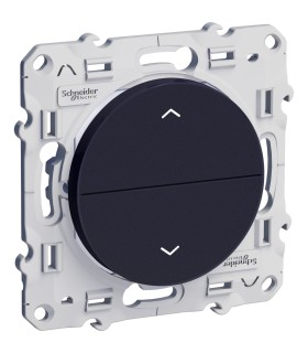 Poussoir boutons montée/descente pour volets-roulants Odace Schneider Electric, anthracite