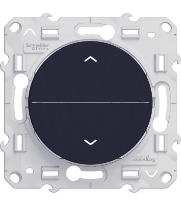 Poussoir boutons montée/descente pour volets-roulants Odace Schneider Electric, anthracite