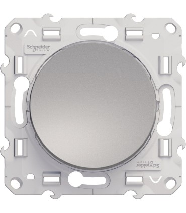 Interrupteur Va et vient Odace Schneider Electric  Alu