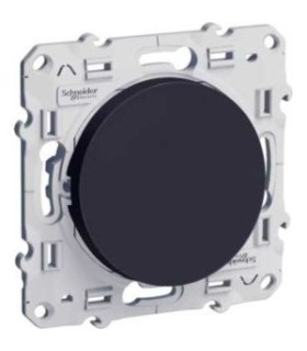 Poussoir 10 A Odace Schneider Electric  Anthracite,