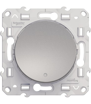 Interrupteur Va et vient Lumineux Odace Schneider Electric Alu