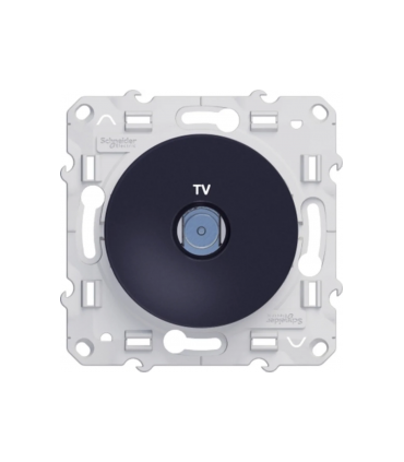 Prise TV Odace Schneider Electric  Anthracite